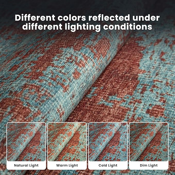 Washable Rugs 8x10 Area Rugs for Living Room-Modern Abstract Rugs for Bedroom - Image 5