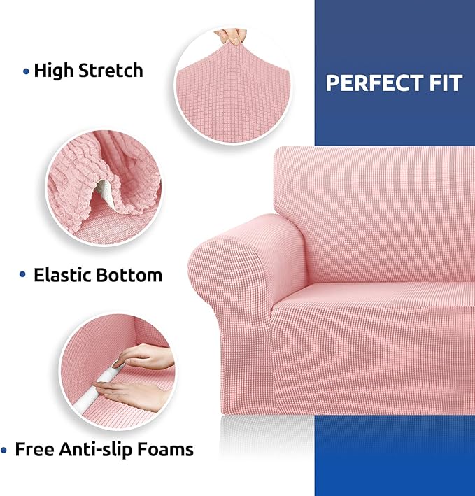 KEKUOU Stretch Oversized Sofa Slipcover 1 Piece Couch Sofa Cover Furniture - Image 6