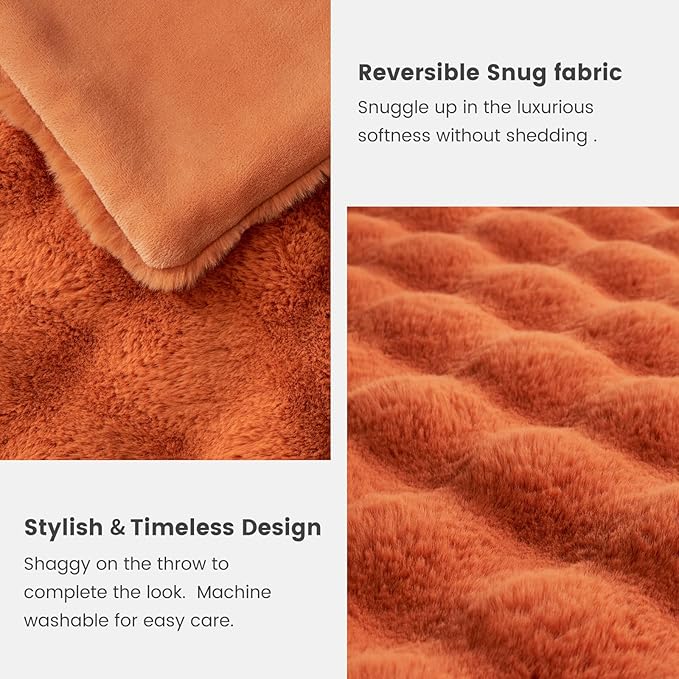 Cozy Bliss Faux Fur Throw Blanket - Image 6