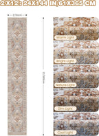 Hallway Runner Rug 2x12, Extra Long Washable Runner Rugs - Image 2