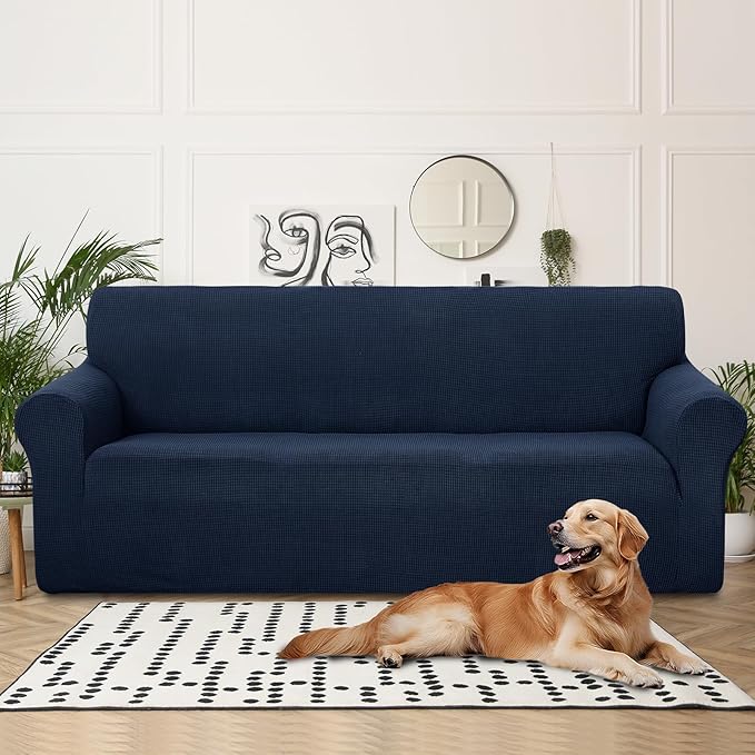 U-NICE HOME 4 Seater Stretch Couch Cover Sofa Cover Washable Sofa Slipcover - Image 2
