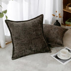 HPUK Fall Chenille Soft Throw Pillow Covers 18x18 Set of 2, Accent Cushion - Image 3