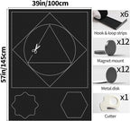 BKSAI 100% Blackout Curtains for Bedroom, Magnetic Portable Blackout Shades for - Image 7