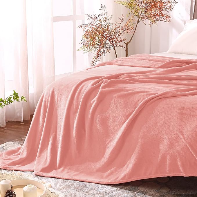 BEDELITE Fleece Blanket Pink Throw Blankets - Image 6