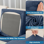 Couch Cover Velvet Chaise Cushion Cover - Image 6