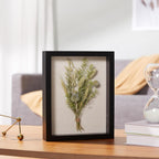 Amazon Basics 8.5" x 11" Shadow Box Wood Rectangular Frame for Display Photos, Memorabilia, Black