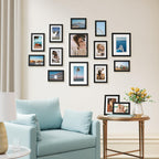 Vittanly 15 Pack Picture Frames Collage Wall Decor, Wall/Tabletop Display