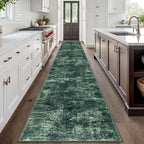 IOHOUZE Abstract Runner Rug 3x20 Ft Extra Long Washable Runners - Image 2