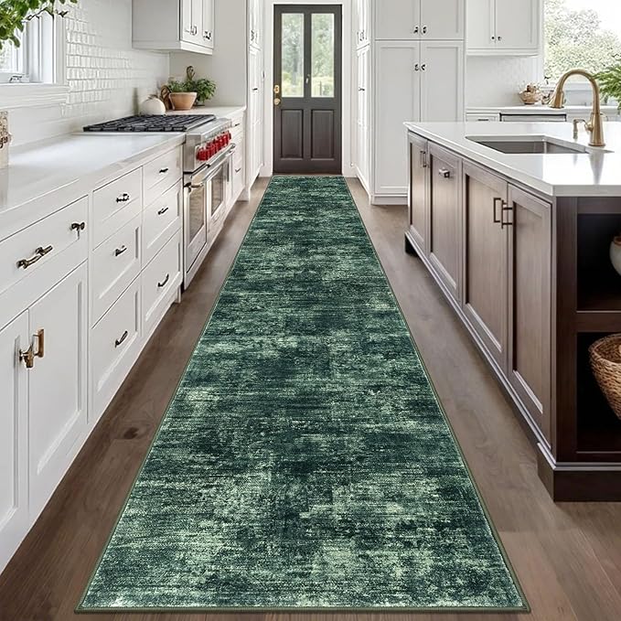 IOHOUZE Abstract Runner Rug 3x20 Ft Extra Long Washable Runners - Image 2