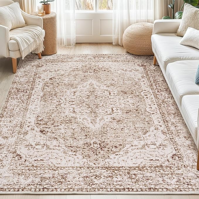 Lofus 4x6 Area Rugs for Living Room, Washable Area Rug, Rugs for Bedroom - Image 2