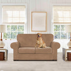 WEERRW Velvet Couch Covers for 2 Cushion Couch Sofa - Image 2