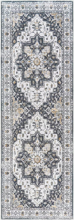 Madane Runner Rug 2'6''x8' Kitchen Runner, Hallway Runner Printed Vintage - Image 2