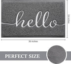 BeneathYourFeet Door Mat, Welcome Mat Low Profile Front Doormat Non Slip Mats - Image 3