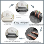 MYSKY HOME Couch Covers for Sofa, Dog Couch Cover Protector, Dark Grey Lines - Image 6