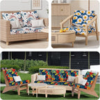 8Pcs Stretch Patio Cushion Covers, Outdoor Couch & Sofa Replacement Slipcovers - Image 8
