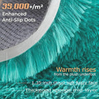 6x9 Area Rug for Living Room: Fluffy Shag Soft Washable Rugs Large Fuzzy Plush - Image 4