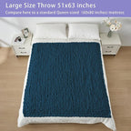 Bigacogo Chunky Knit Throw Blanket - Image 5