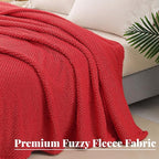 Whale Flotilla Extra Large Fuzzy Fleece Throw Blanket - Image 2