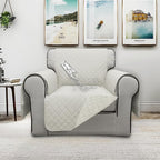 ISSUNTEX Double Protection 100% Waterproof Chair Sofa Covers - Image 2