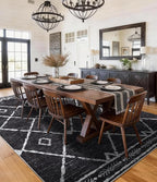 YIHOUSE Moroccan Area Rugs for Living Room 5x7, Western Geometric Soft Low-Pile - Image 8