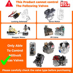 Gas Fireplace Remote Control Kit,Thermostat, On/Off, Countdown Timer,DC Adapter Option,for Millivolt Valve System, Replace for skytech 1420-A,1420TH-A,1001-A,1001TH-A, Acumen RCK,and More