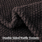 Whale Flotilla King Size Fuzzy Fleece Blanket, Fluffy Warm Soft Jacquard Bed - Image 5