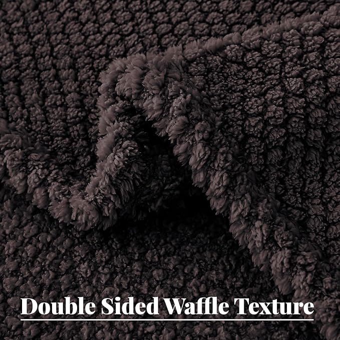 Whale Flotilla King Size Fuzzy Fleece Blanket, Fluffy Warm Soft Jacquard Bed - Image 5