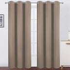 LEMOMO Cappuccino Thermal Blackout Curtains/42 x 84 Inch/Set of 2 Panels Room by Lemomo