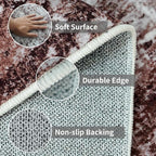 3x10 Washable Runner Rugs for Hallway: Easy-to-Clean Abstract Runners for - Image 5