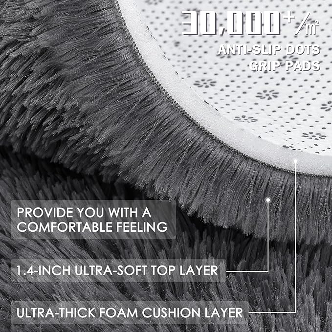 OLANLY 7x10 Machine Washable Large Area Rugs - Image 8