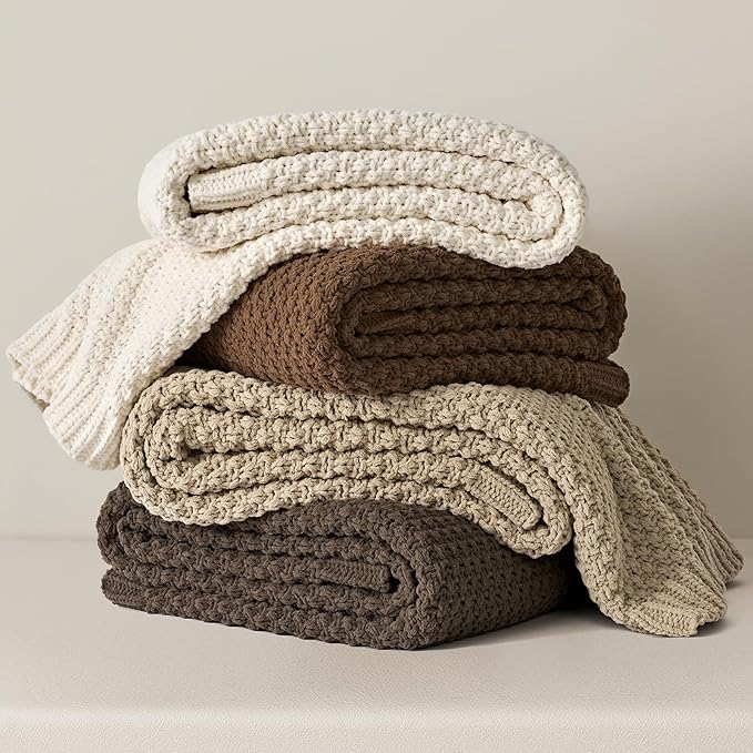 EVERGRACEHOME Chunky Chenille Knit Throw Blanket - Image 7