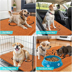OLANLY Dog Door Mat for Muddy Paws 36x24, Paw Print Design, Absorbs Moisture - Image 7