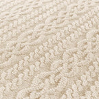 50x70 Inch Beige Throw Blanket - Image 5