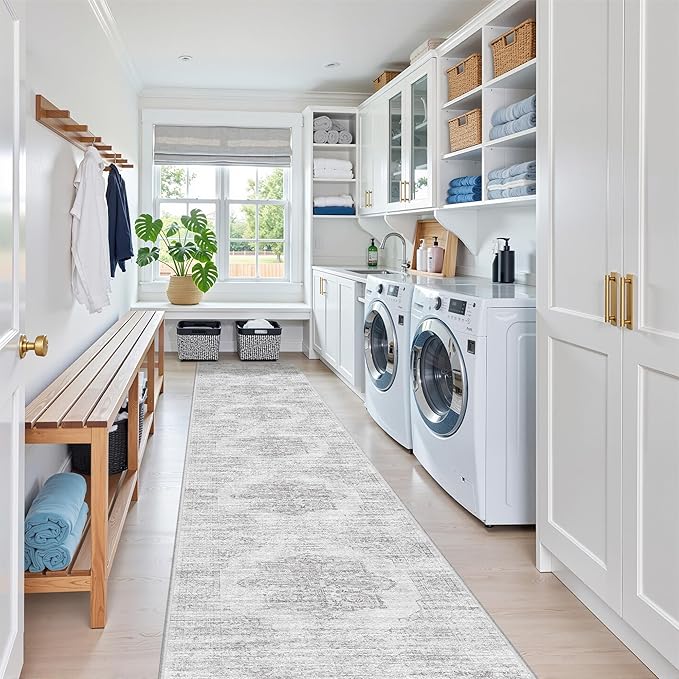 2x12 Runner Rug, Long Hallway Rugs - Image 3