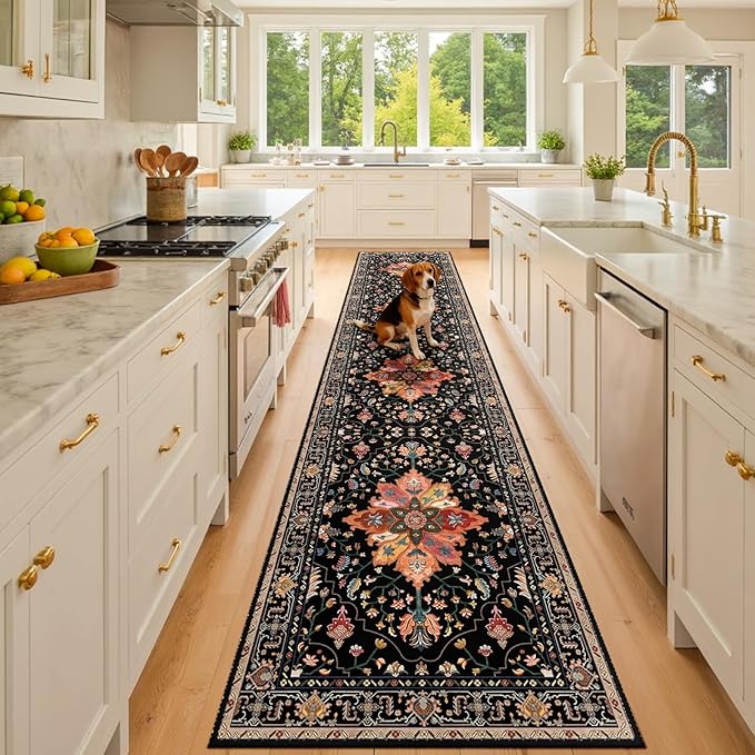 Area Rugs 2'6''x10' Runner Rug Non Slip Washable - Image 3