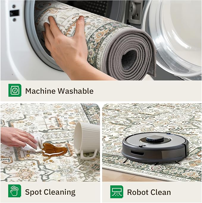 Washable 2x8 Runner Rug - Image 4
