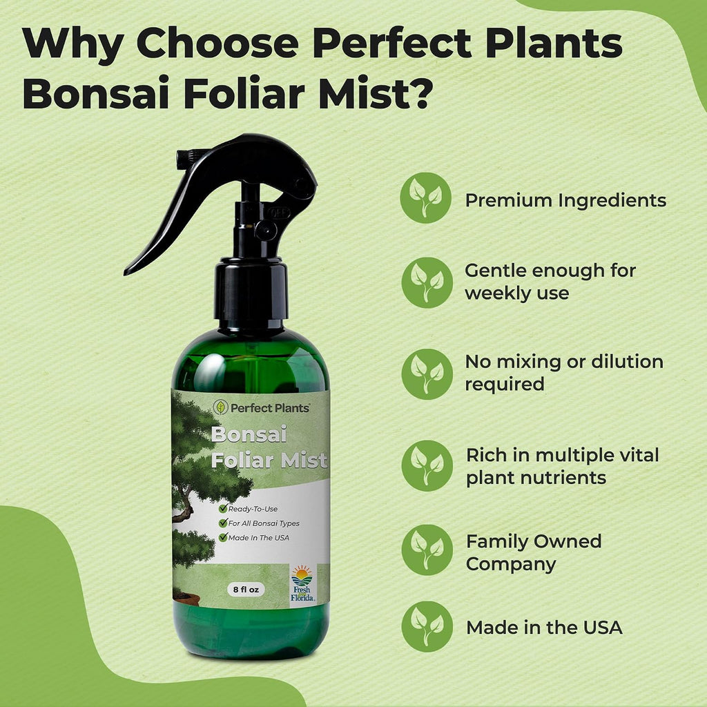 Perfect Plants Bonsai Fertilizer Spray, 8 oz, Liquid Tree Food