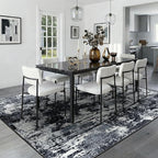 Washable Area Rugs 6'x9' Non-Slip Modern Abstract Soft - Image 9