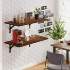 Dogsky 2-Pack Large Wall Mounted Shelf 3x2Ft (36x24In) - 600lbs Capacity