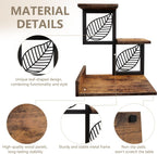 Desk Shelf Organizer, 3 Tier Desktop Leaf Small Bookshelf