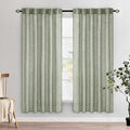 MIULEE Sage Linen Curtains 72 Inch Length 2 Panels by MIULEE