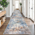 IOHOUZE Abstract Runner Rug 3x18 Ft Extra Long Washable Runners by iOhouze