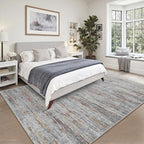 8x10 Area Rugs for Living Room, Modern Abstract Non-Slip Backing Washable Rugs - Image 6