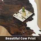 AROGAN Western Decor Faux Fur Cowhide Rug, 6.2x7 Feet Premium Animal Skin Cow - Image 9