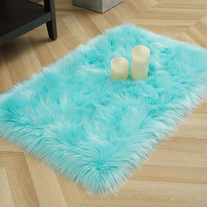 LOCHAS Soft Fluffy Faux Fur Rugs - Image 6