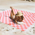 Extra Large Turkish Beach Towel Picnic Mat Throw Blanket Oversized Sand Free Quick Dry Resistant Lightweight Sandless Cloud Hawaii Honeymoon Travel Essentials Xl Big Jumbo Women Summer Vacation Gift