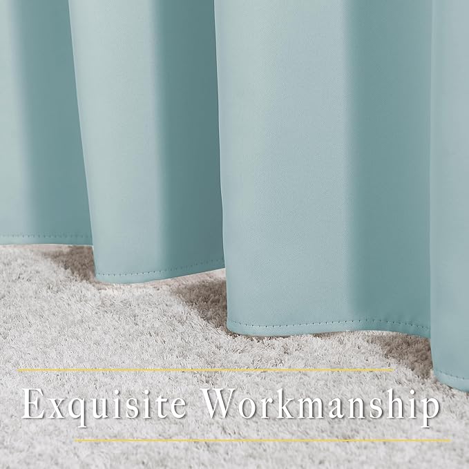 NICETOWN Sky Blue Curtains for Kids Room - Image 6