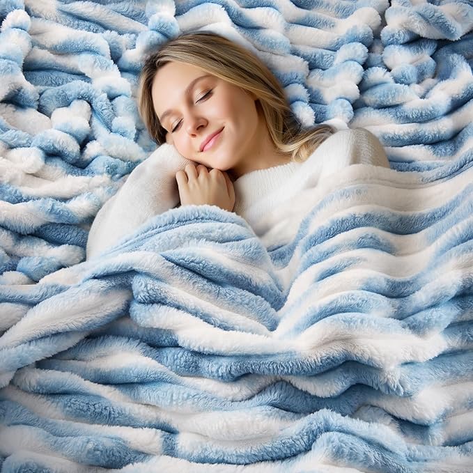 BEDELITE Twin Blanket for Couch & Bed, 300GSM Soft & Warm Fleece Blanket - Image 4