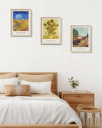 HesenDot Van Gogh Framed Wall Art,Vintage Canvas Prints Set of 3