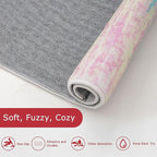 KOZYFLY Modern Abstract Runner Rug 2x6 Multi Pink Runners - Image 6